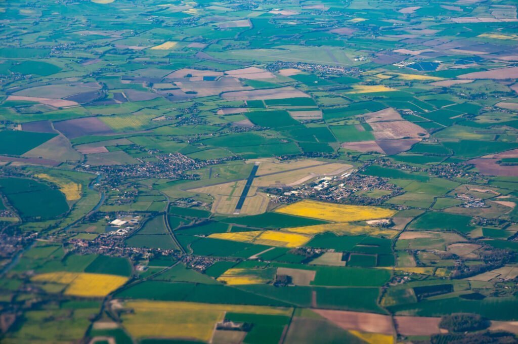 Aerial View Raf Benson Oxfordshire Surrounding Countryside 1 1 1024x680