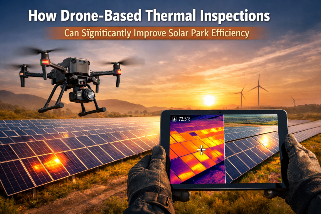 How Drone-Based Thermal Inspections Can Significantly Improve Solar Park Efficiency