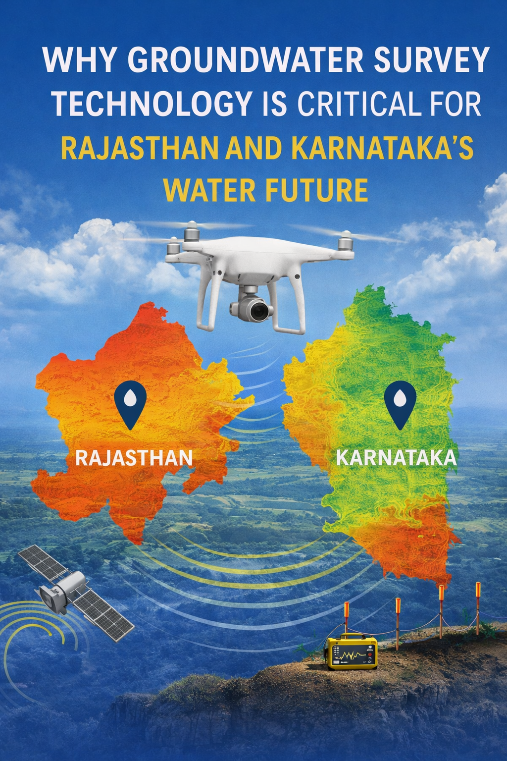 You are currently viewing Why Groundwater Survey Technology Is Critical for Rajasthan and Karnataka’s Water Future